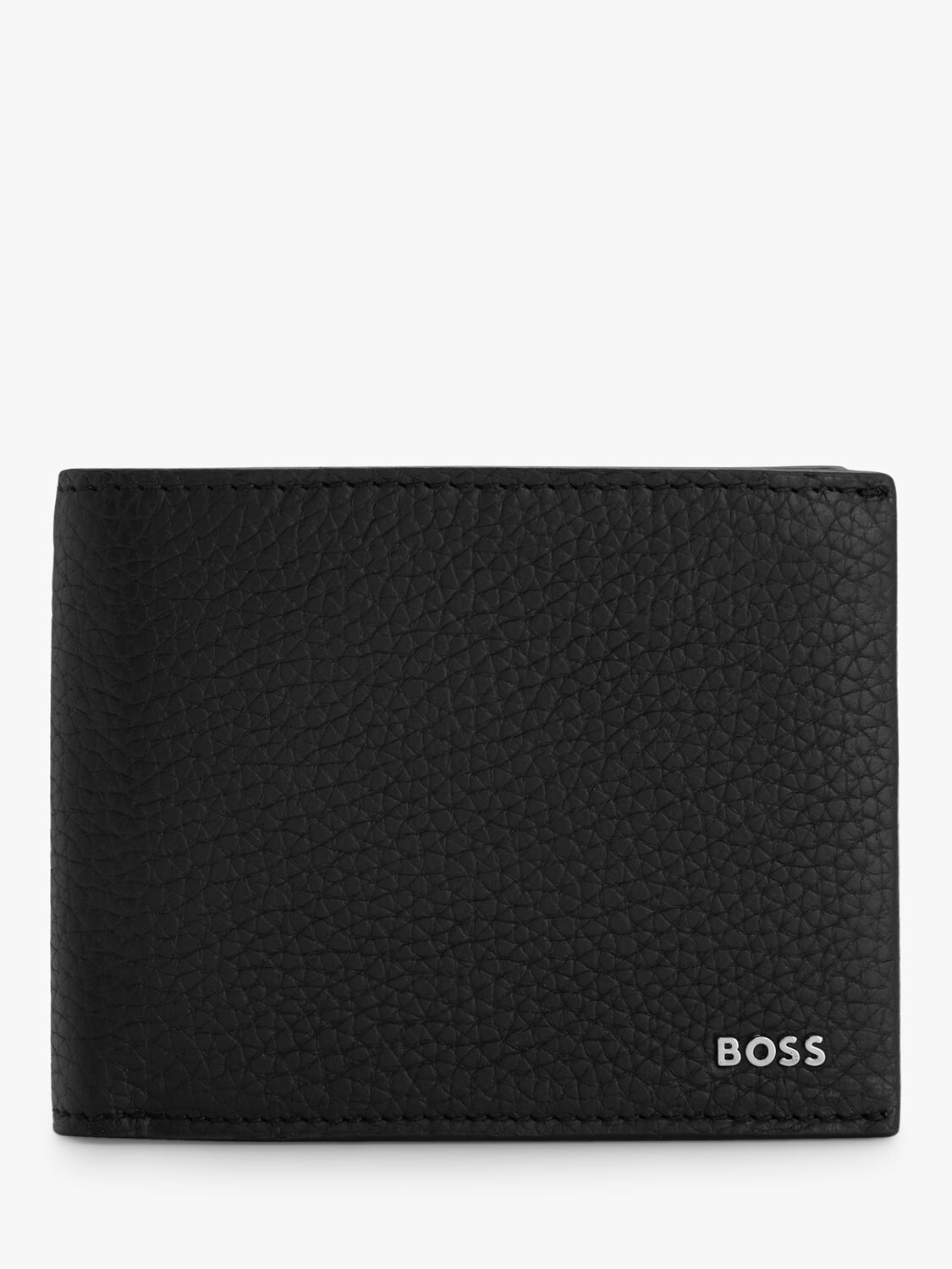 

Кошелек тройного сложения BOSS Crosstown Pebble Grain, черный