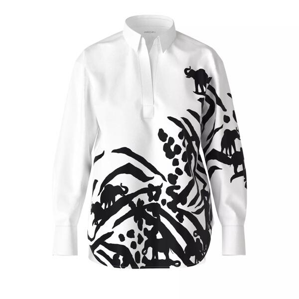 

Футболка blusenshirt white and black Marc Cain, черный