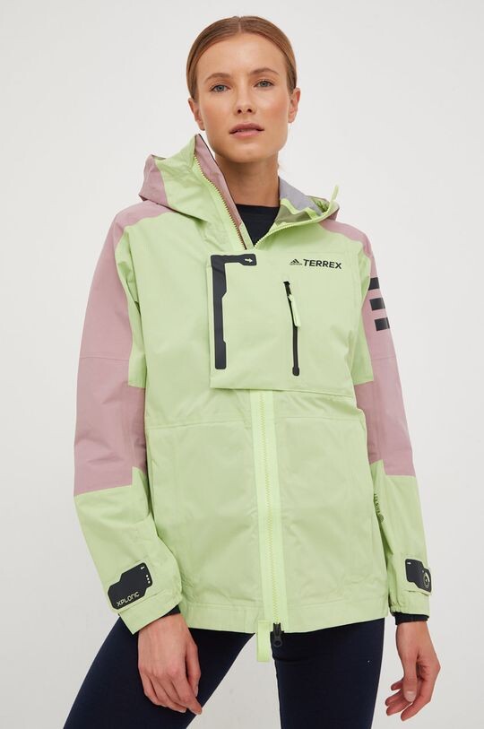 

Водонепроницаемая куртка Xploric adidas TERREX, зеленый