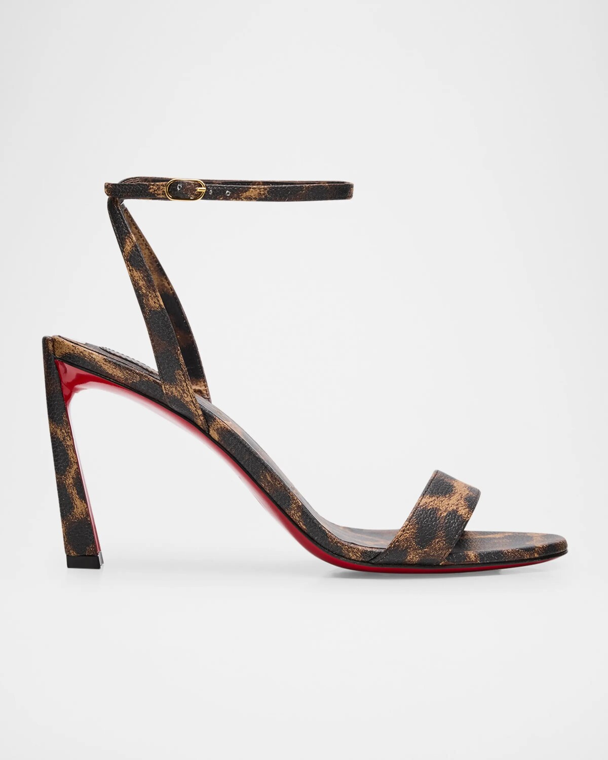 

Кожаные сандалии Condora Queen с леопардовым принтом на красной подошве Christian Louboutin, цвет Leopard Multi