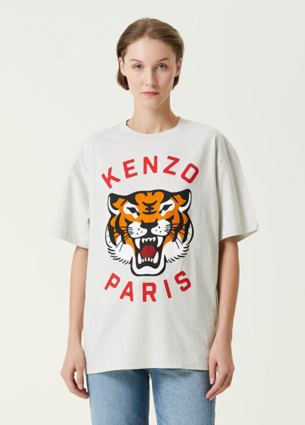 

Футболка с логотипом Kenzo, серый