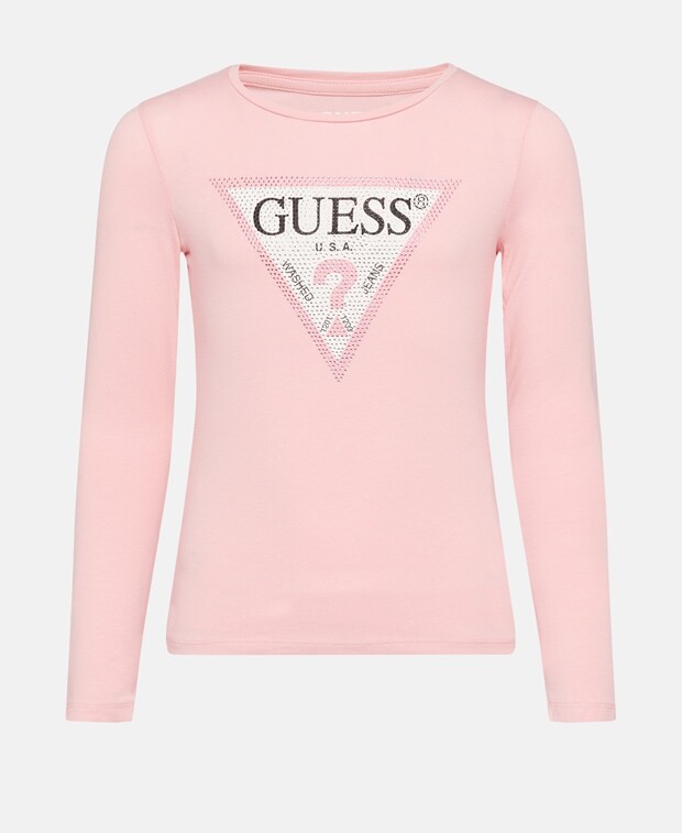 

Топ с длинными рукавами Guess, лиловый