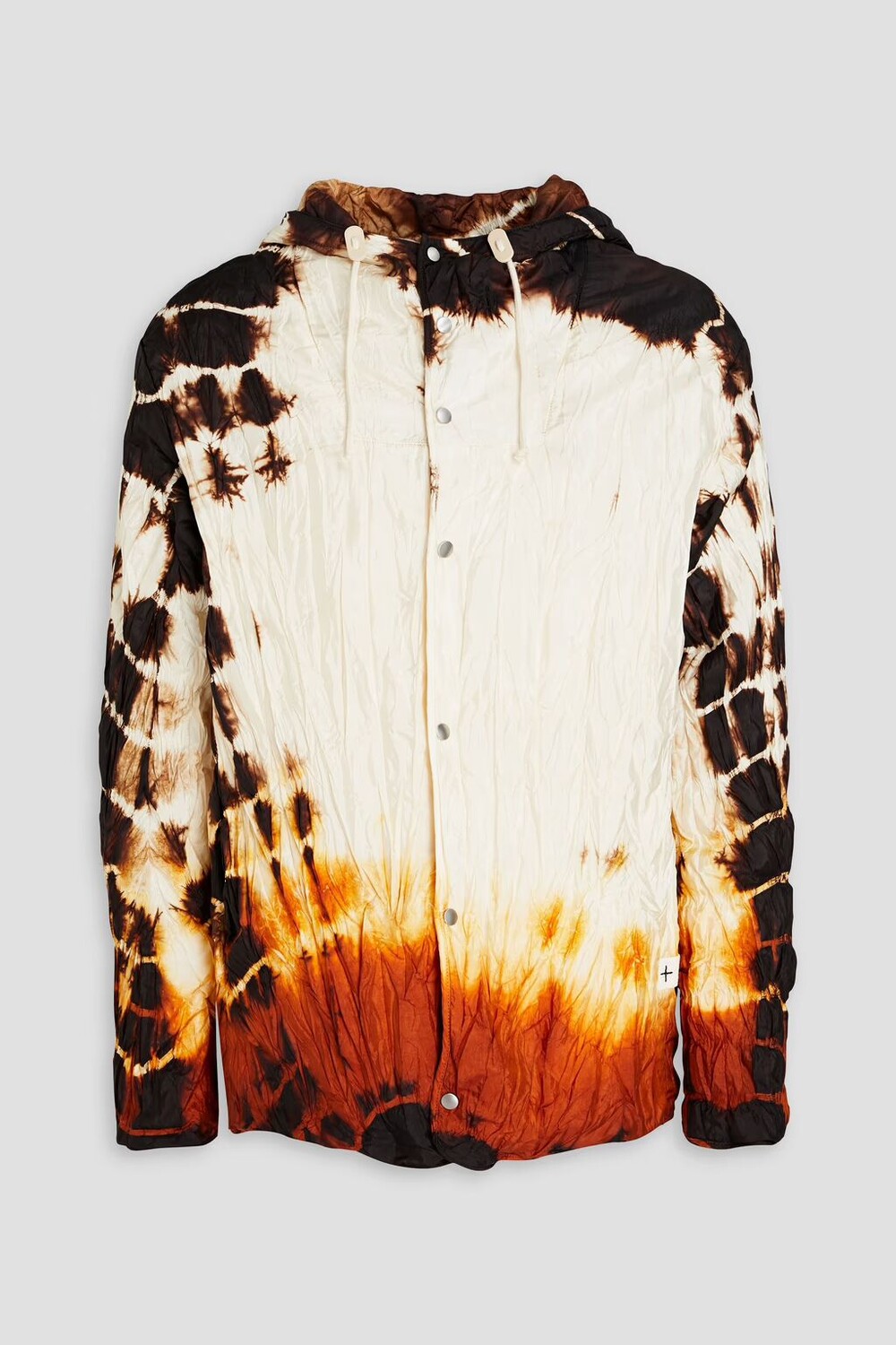 

Жакет из жатой ракушки, окрашенный в технике тай-дай Jil Sander+, слоновая кость