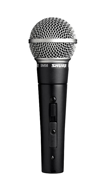 

Динамический вокальный микрофон Shure SM58S Handheld Cardioid Dynamic Microphone with On / Off Switch