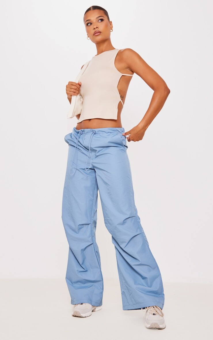 

PrettyLittleThing Длинный топ облегающего жилета с открытой спиной Stone