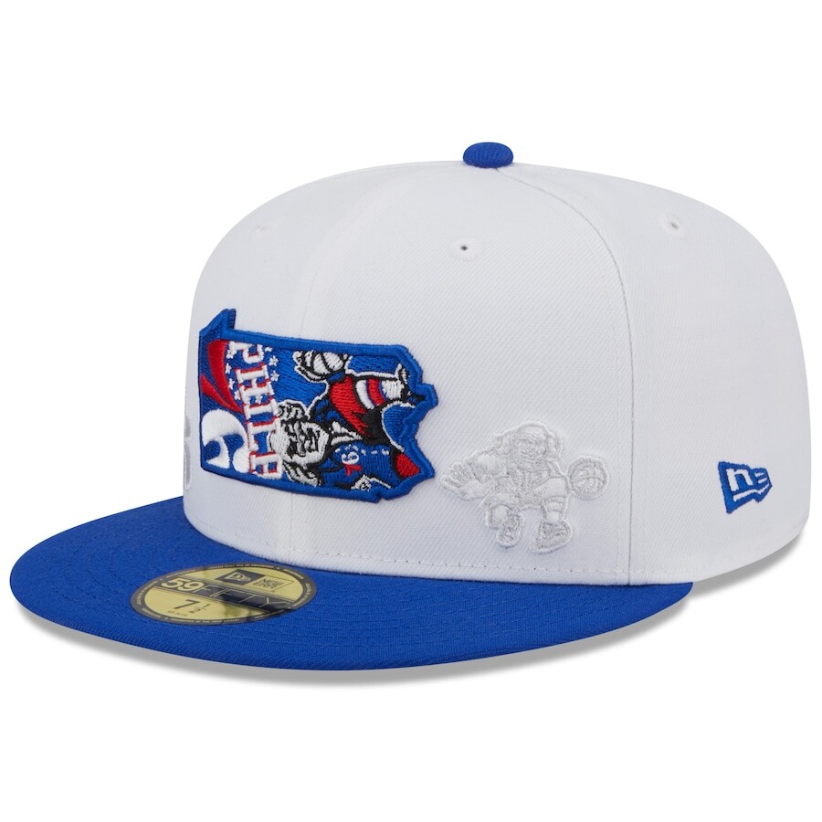 

Бейсболка New Era Philadelphia 76Ers, белый
