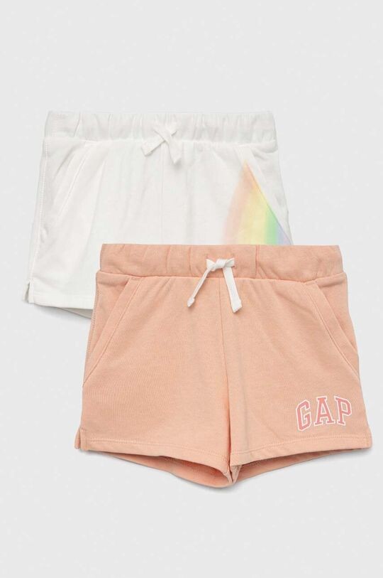 

Детские шорты упаковка 2 шт. Gap, оранжевый