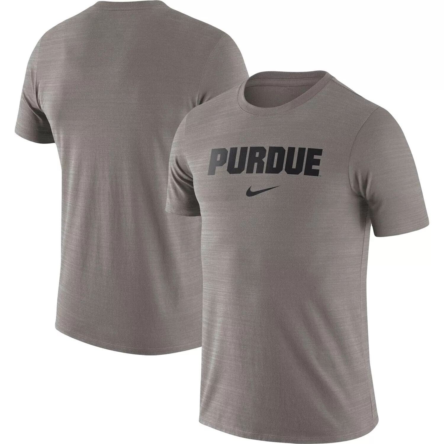 

Мужская футболка Heather Grey Purdue Boilermakers Team Issue Velocity Performance Nike