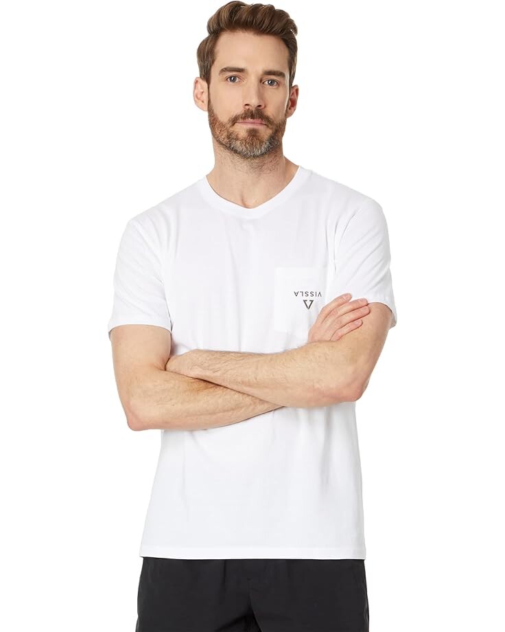 

Футболка VISSLA Premium Stoke Premium Short Sleeve Pocket Tee, белый