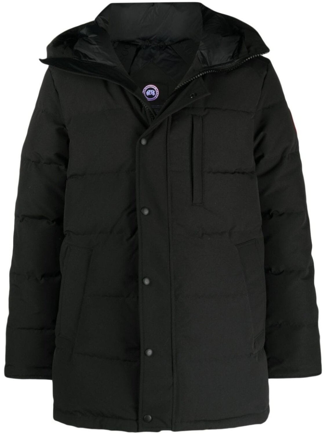

Canada Goose пуховик Carson с капюшоном, черный