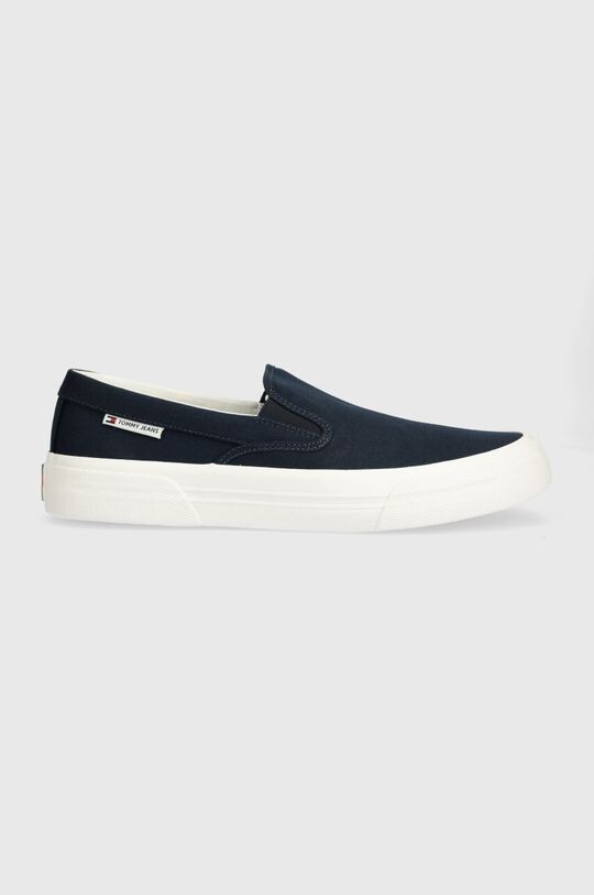 Кроссовки TJM SLIP ON CANVAS COLOR Tommy Jeans, темно-синий кроссовки tjm lace up canvas color tommy jeans зеленый