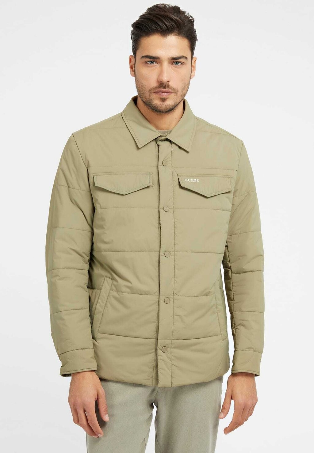 

Куртка межсезонная PADDED TECHNIQUE Guess, зеленый