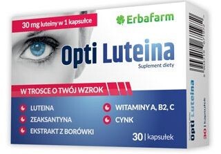 

Капсулы для улучшения зрения Opti Luteina, 30 шт