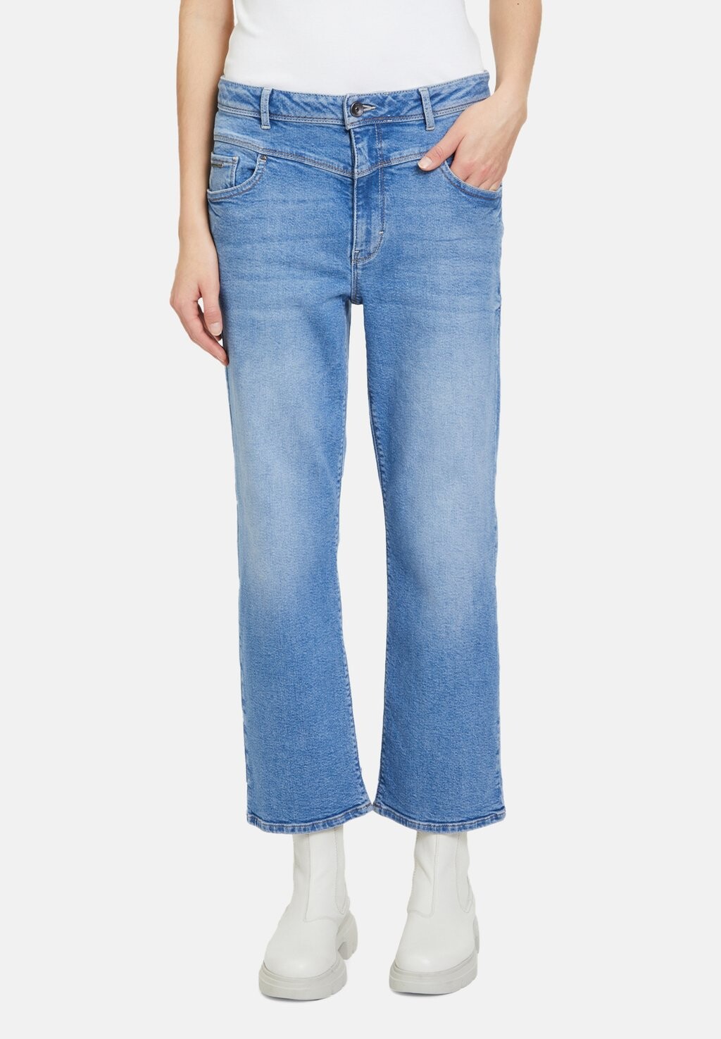 

Джинсы прямые Betty & Co, цвет blau