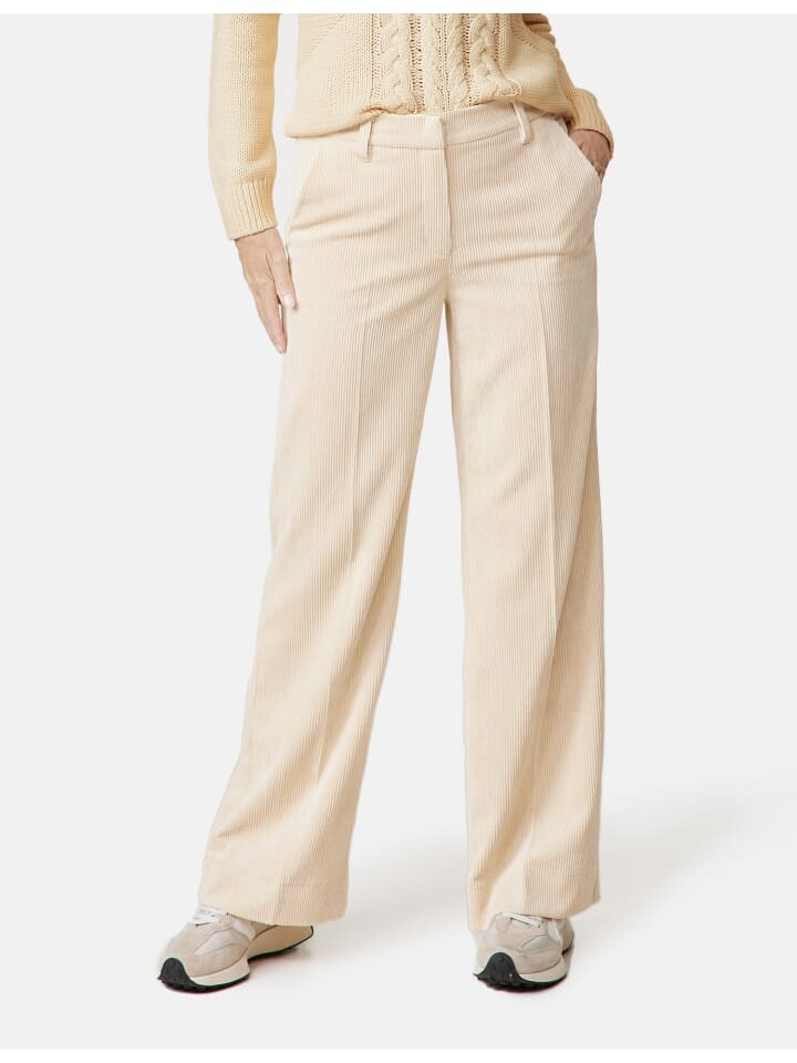 

Тканевые брюки Gerry Weber Freizeit lang, кремовый