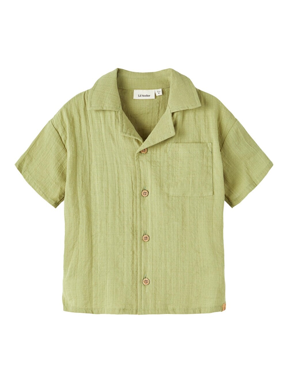 

Комфортная рубашка на пуговицах Lil Atelier Kids Hessa, рид