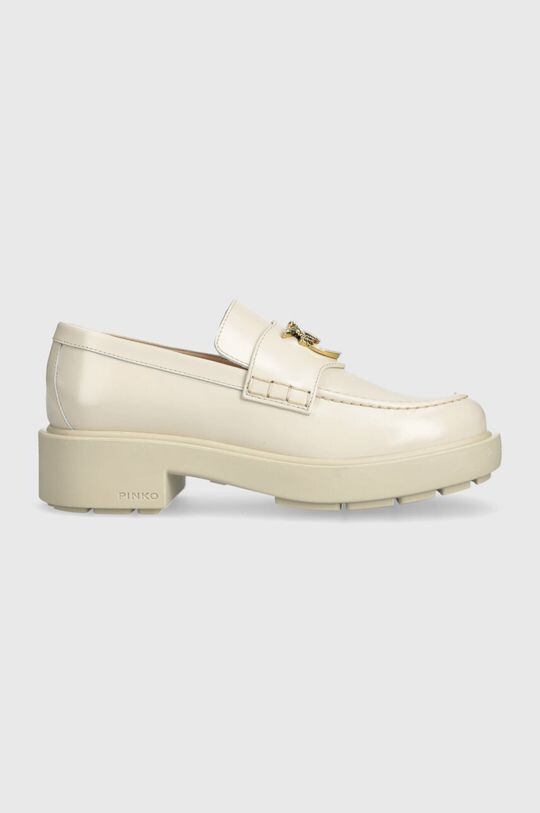 

Кожаные мокасины SD0001 P006 Z13 Pinko, бежевый