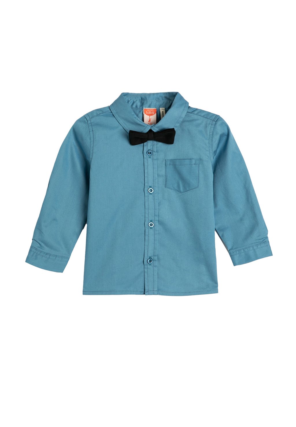 Рубашка ONE POCKET DETAIL Koton, цвет blue