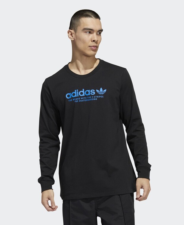 

Рубашка с длинным рукавом adidas Originals, черный