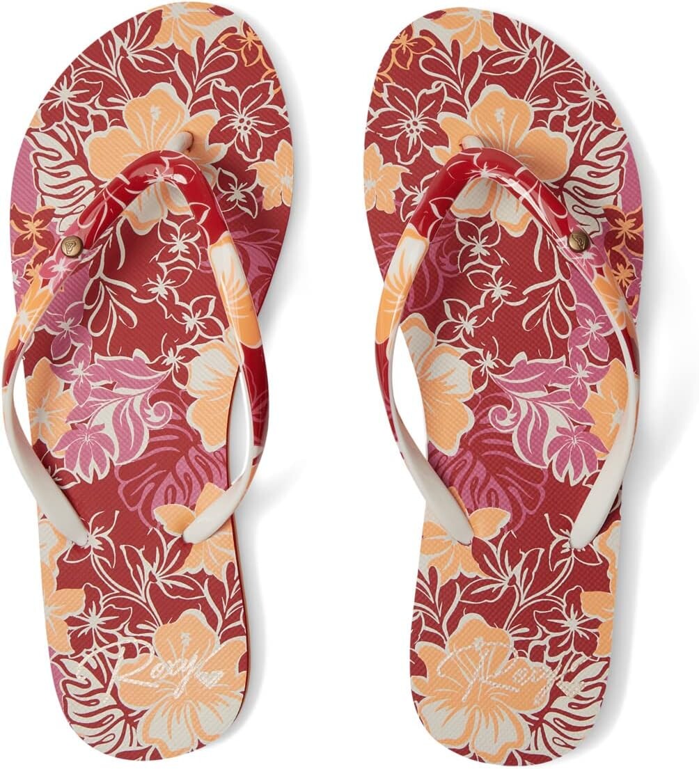 

Шлепанцы Portofino III Roxy, цвет True Red/Yellow