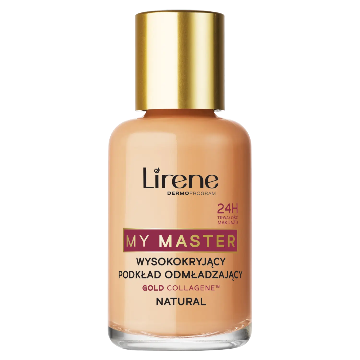 

Омолаживающая тональная основа для лица с высокой степенью покрытия Lirene My Master, 30 мл