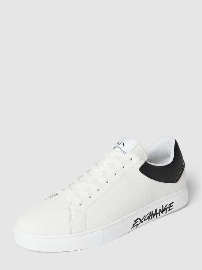 

Кроссовки с лейблом ARMANI EXCHANGE, белый