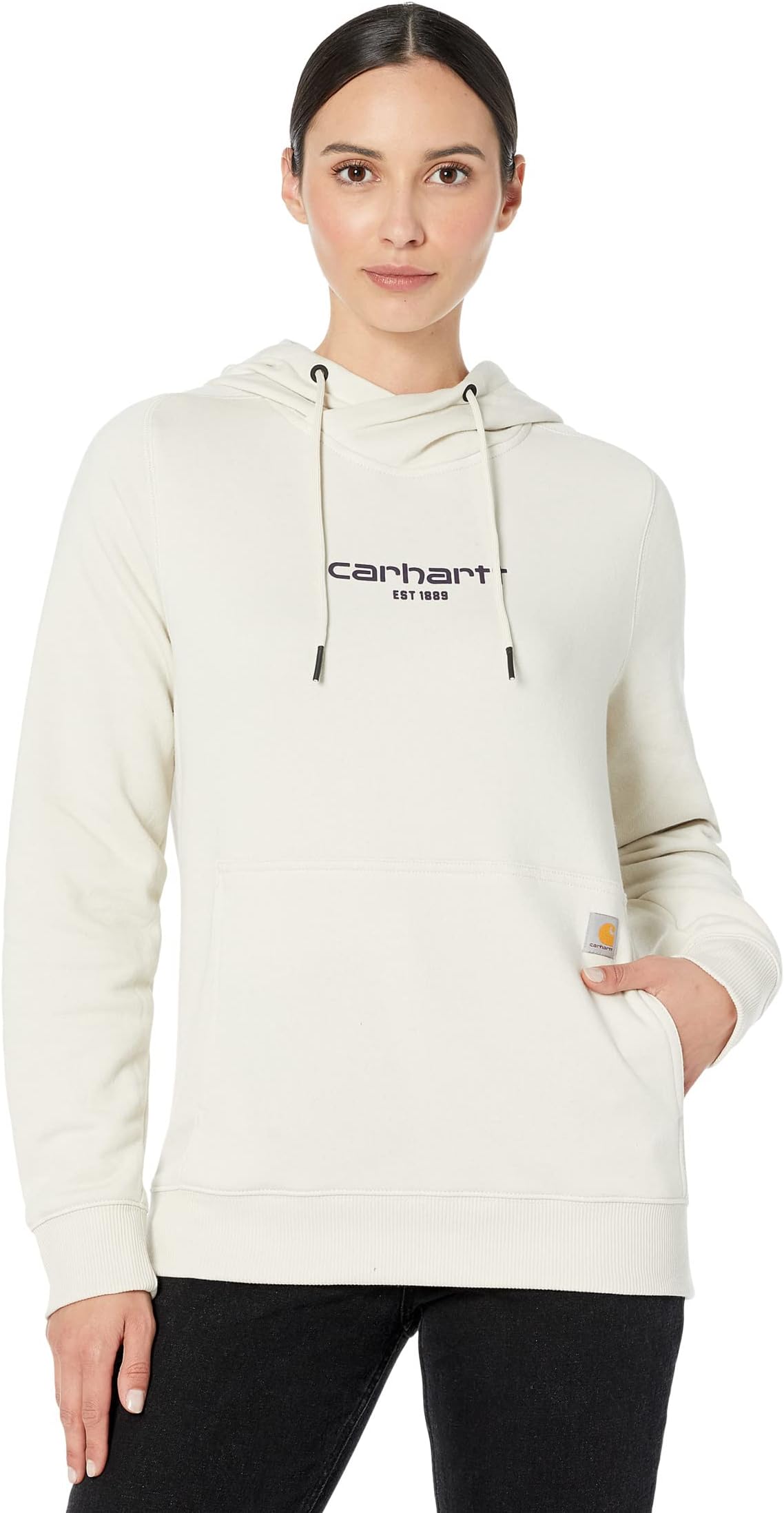 цена Легкая толстовка с капюшоном и графикой Force свободного покроя Carhartt, цвет Malt
