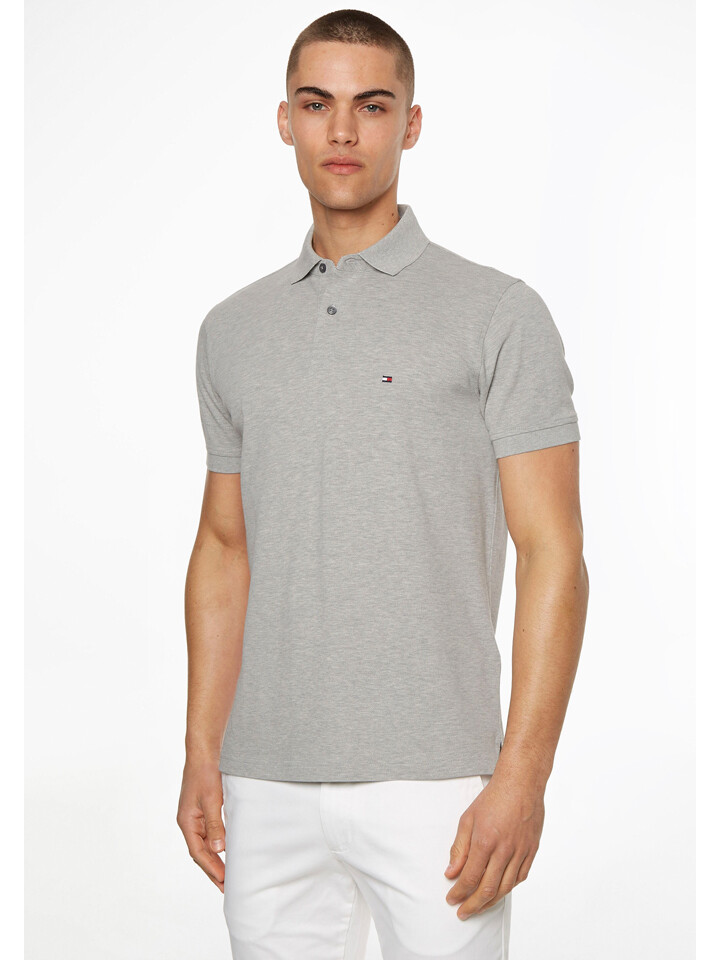 

Поло Tommy Hilfiger, светло-серый