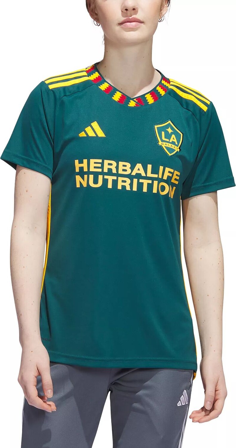

Женская футболка Adidas Los Angeles Galaxy 2023 (вторичная реплика "LA")