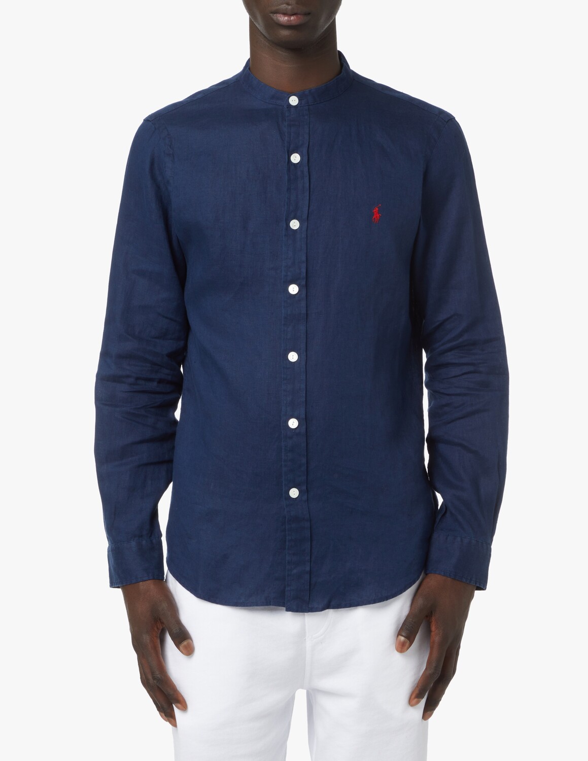 

Корейская льняная рубашка Ralph Lauren, синий