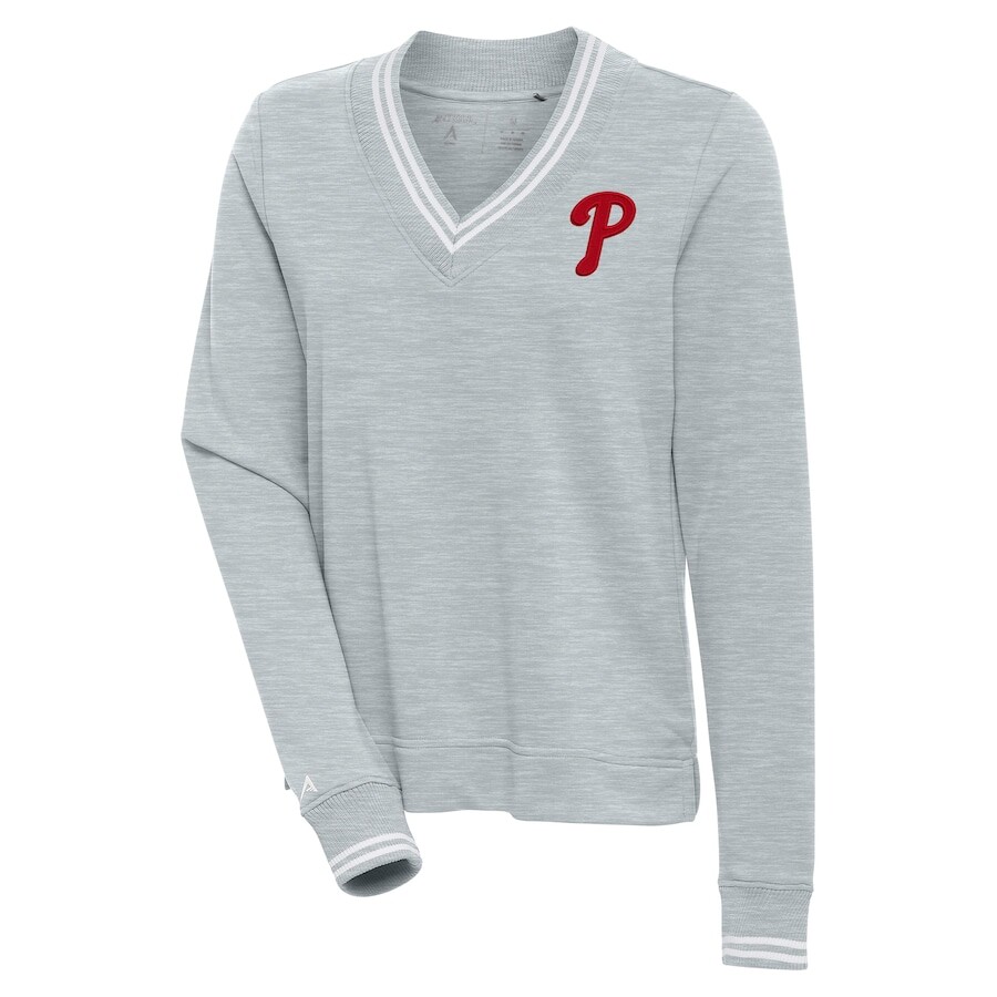 

Толстовка Antigua Philadelphia Phillies, серый