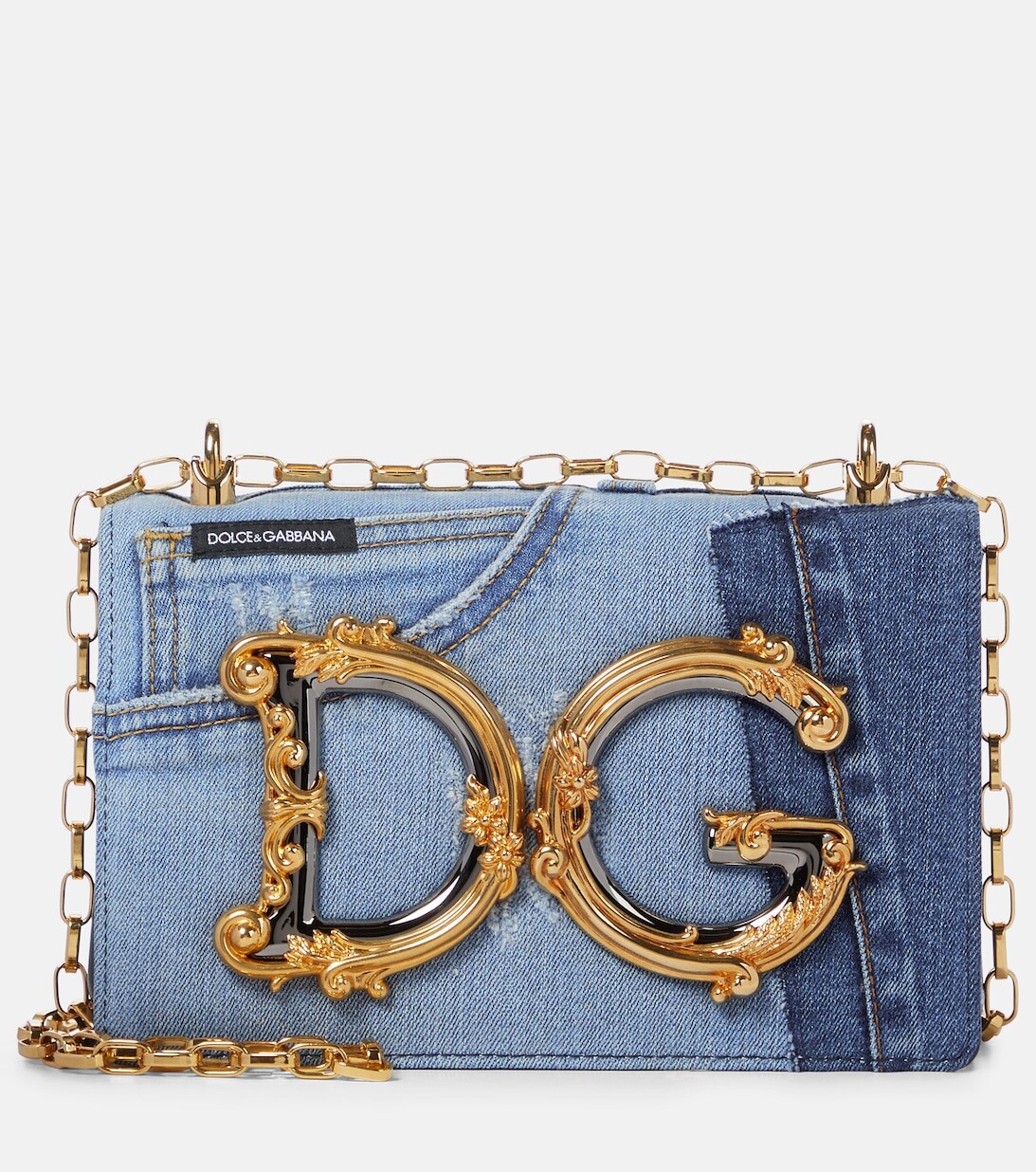 

Маленькая джинсовая сумка через плечо DG Girls Dolce&Gabbana, синий