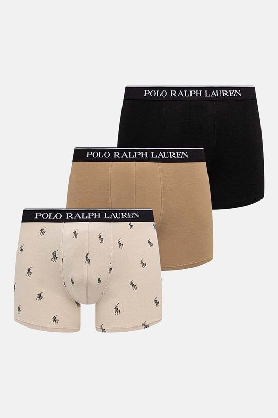 

Комплект из трех боксеров Polo Ralph Lauren, бежевый