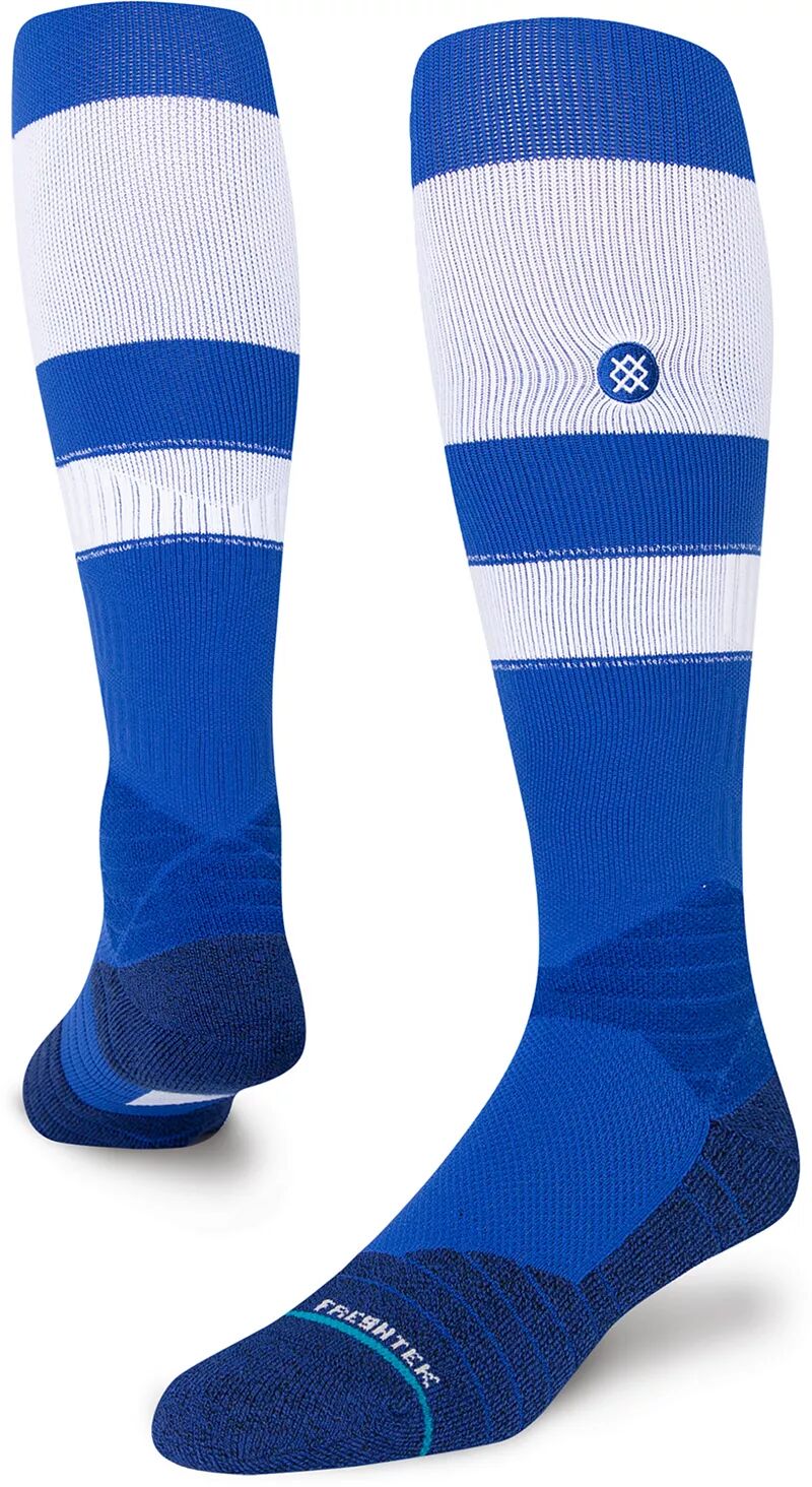 Бейсбольные носки в полоску для взрослых Stance, белый/синий