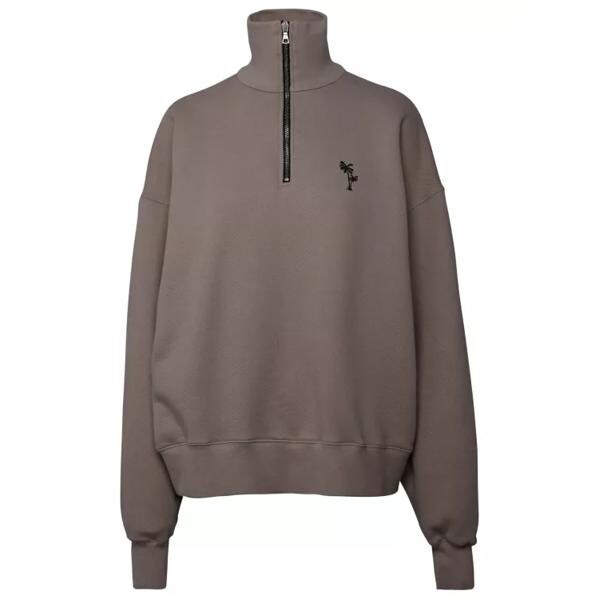 

Футболка beige cotton sweatshirt Palm Angels, коричневый