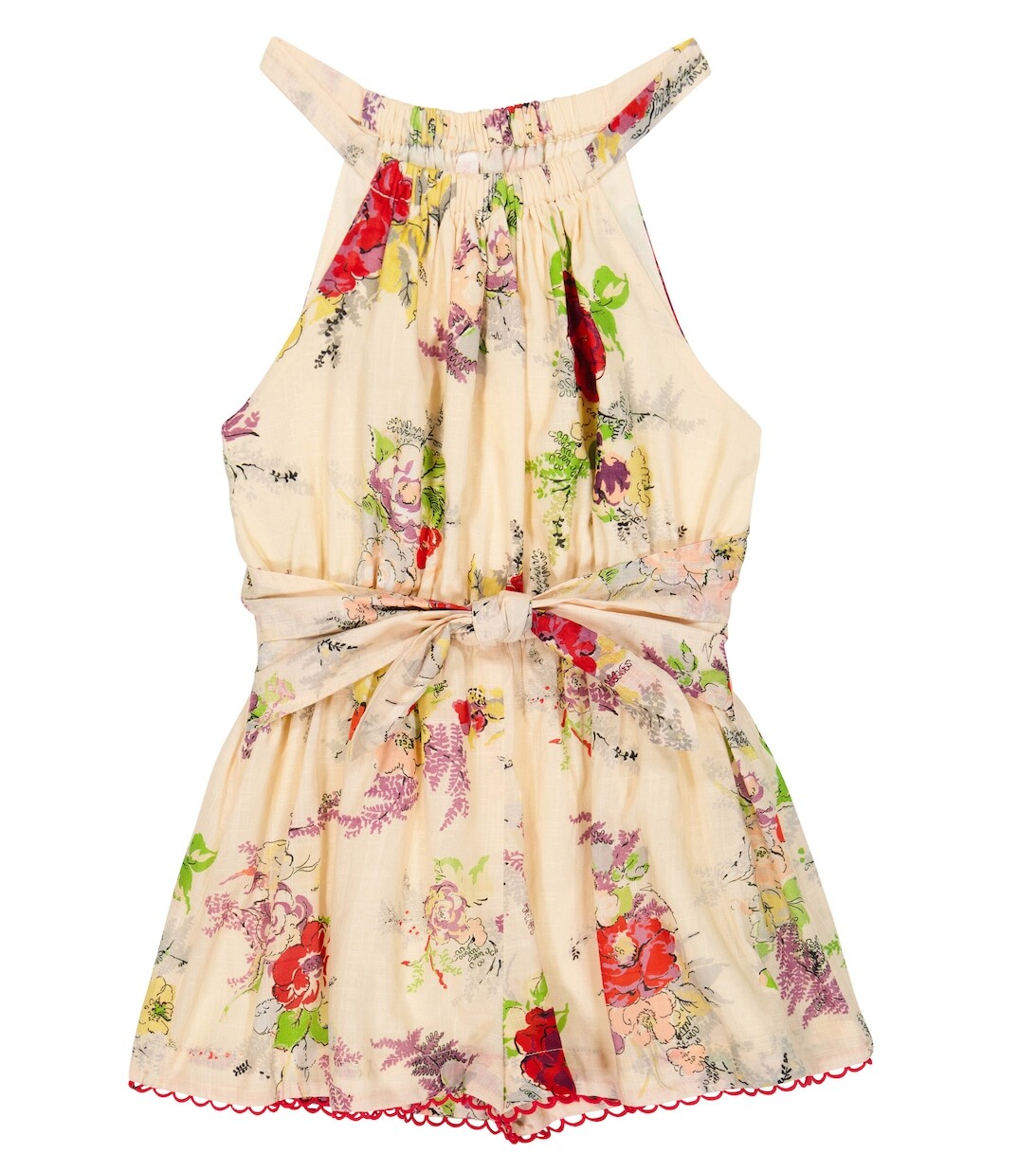 

Комбинезон Clover из хлопка Zimmermann Kids, розовый