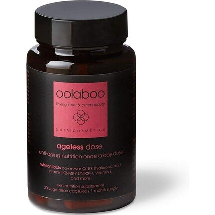 

Oolaboo Ageless Anti-Aging Nutrition, доза один раз в день, 30 капсул
