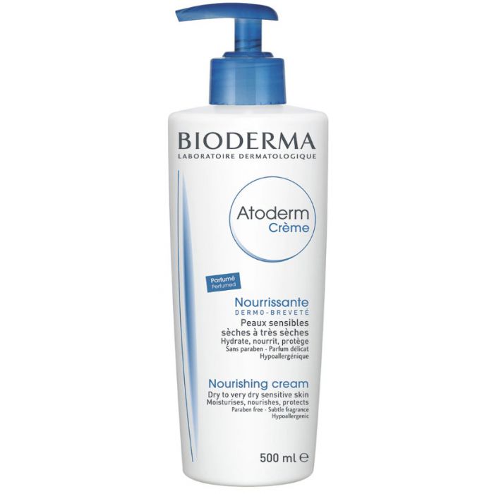 Крем для тела Crema Corporal Atoderm Piel Normal/Seca Bioderma, 500 ml крем для сухой чувствительной кожи bioderma atoderm 200 мл