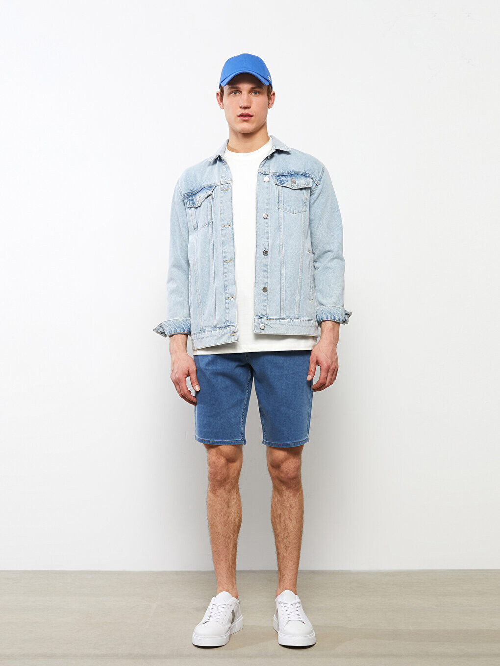 

Удобные мужские джинсовые шорты LCW Jeans, открытое индиго родео