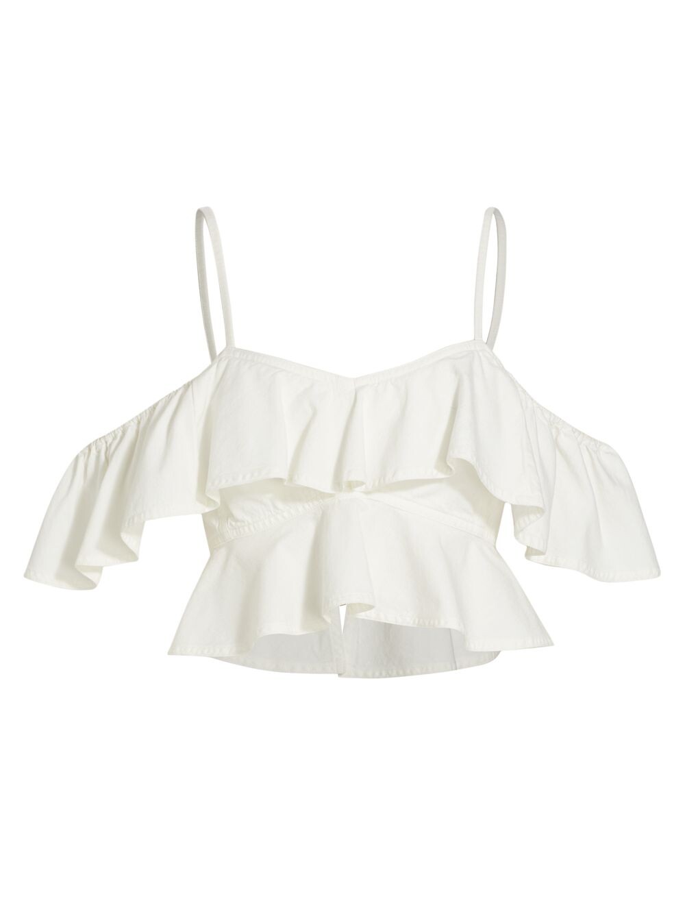 

Топ Voloteo с оборками Isabel Marant Étoile, белый