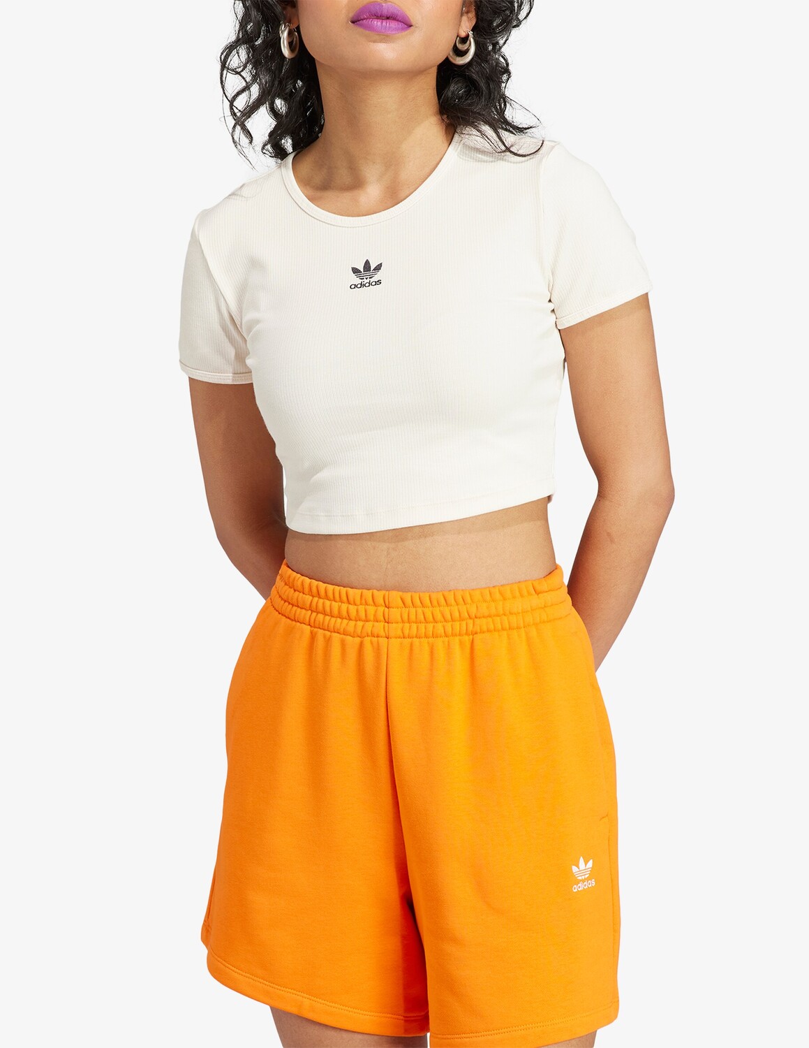 

Хлопковая футболка Adidas Originals, белый