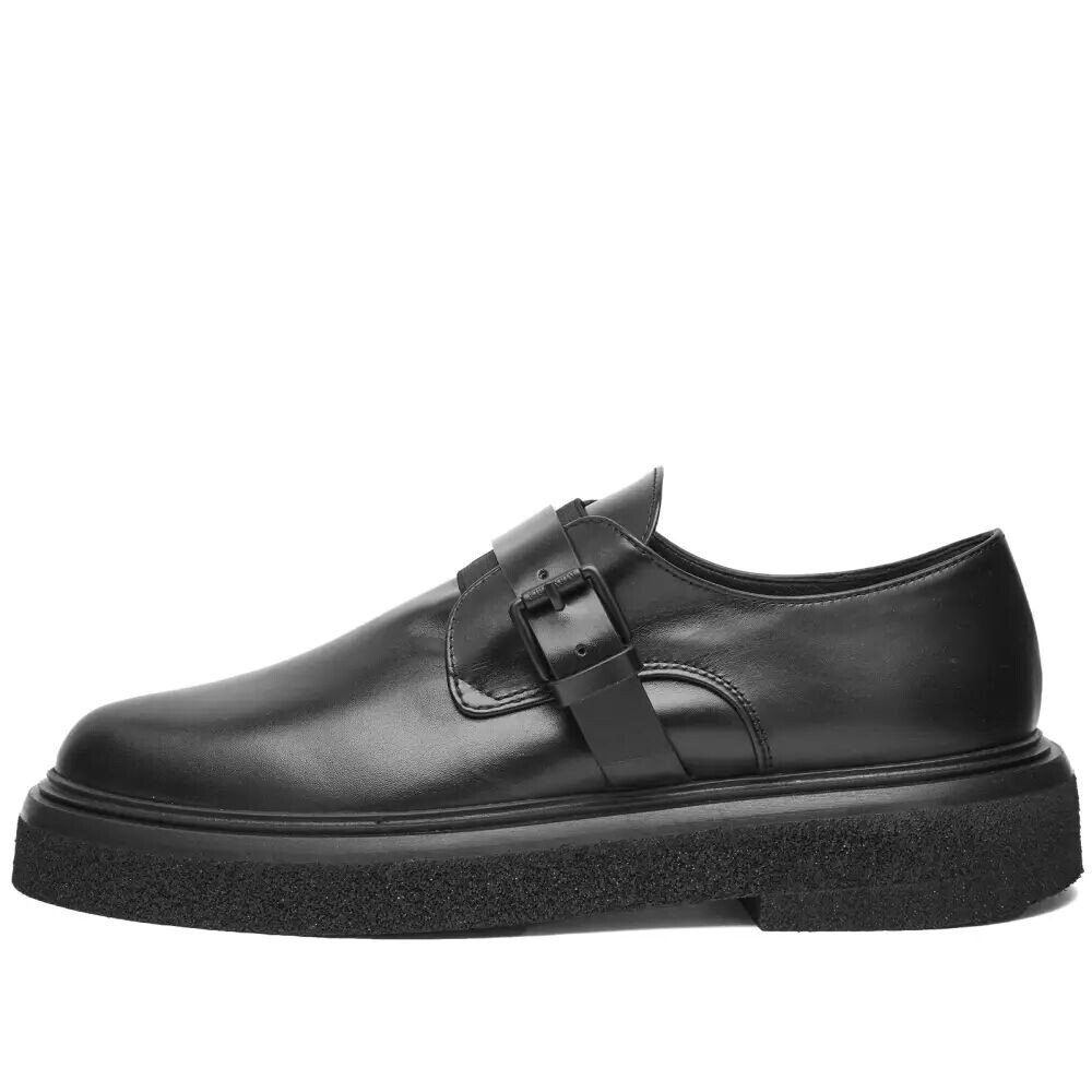 

Max Mara Кожаные лоферы с пряжкой, черный