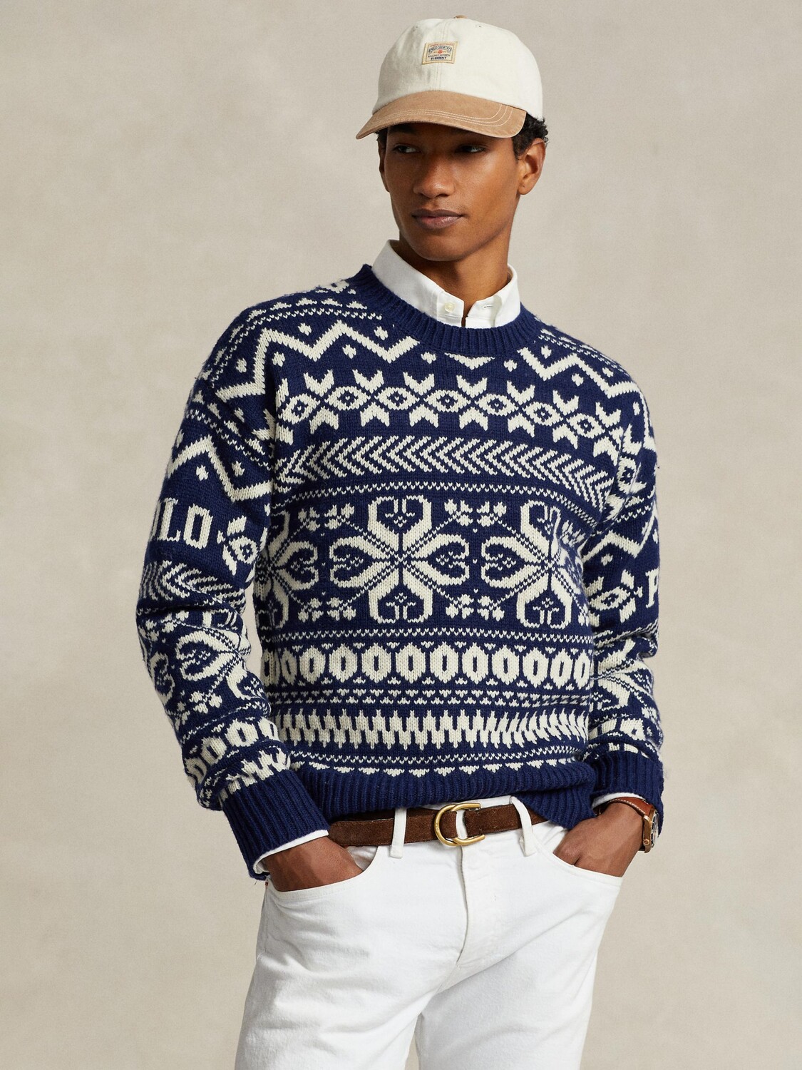 

Джемпер из смесовой шерсти Polo Snowflake Ralph Lauren, мульти