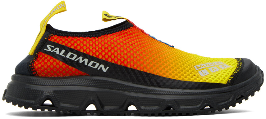 

Желтые и красные кроссовки Salomon Rx Moc 3.0