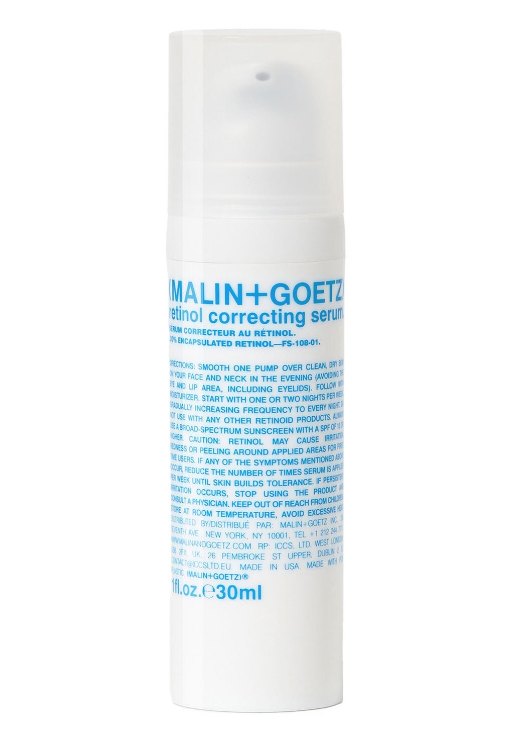 

Сыворотка MALIN+GOETZ ANTI-AGING GESICHTSSERUM RETINOL CORRECTING SERUM, цвет transparent