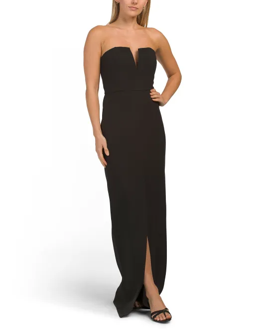 

Платье без бретелек Bcbgmaxazria, черный