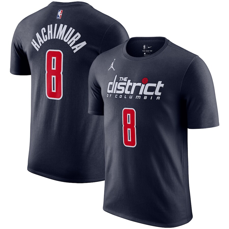

Футболка с коротким рукавом Jordan Brand Washington Wizards, нави
