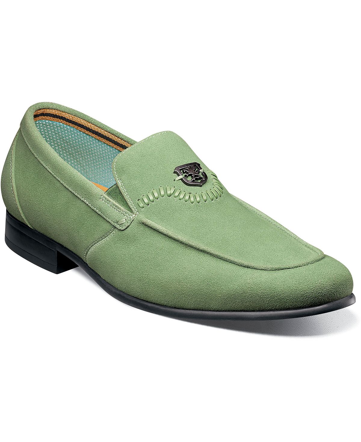 Мужские лоферы без шнуровки Quincy Moc Toe Stacy Adams мужская обувь без шнуровки paragon moc toe bit stacy adams мульти