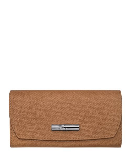 

Кожаный кошелек Roseau Continental Longchamp, цвет Brown