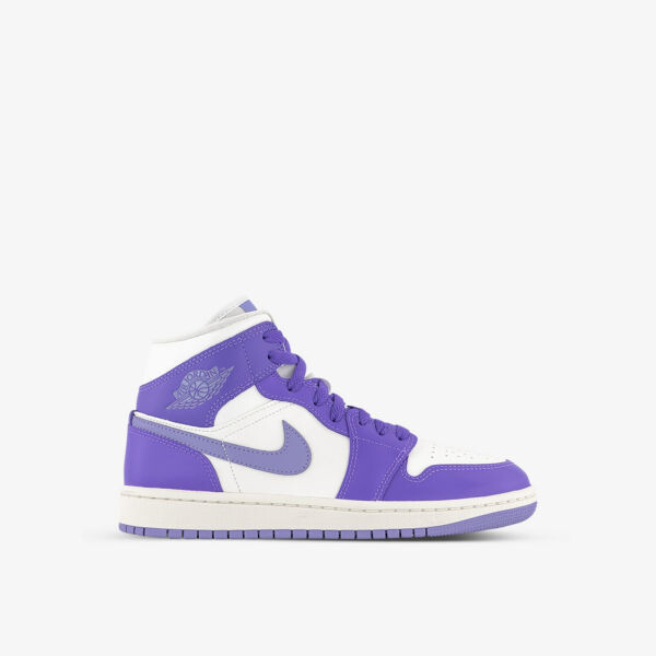 

Кожаные кроссовки средней высоты Air Jordan 1 Mid на массивной подошве Jordan, цвет action grape sky light p